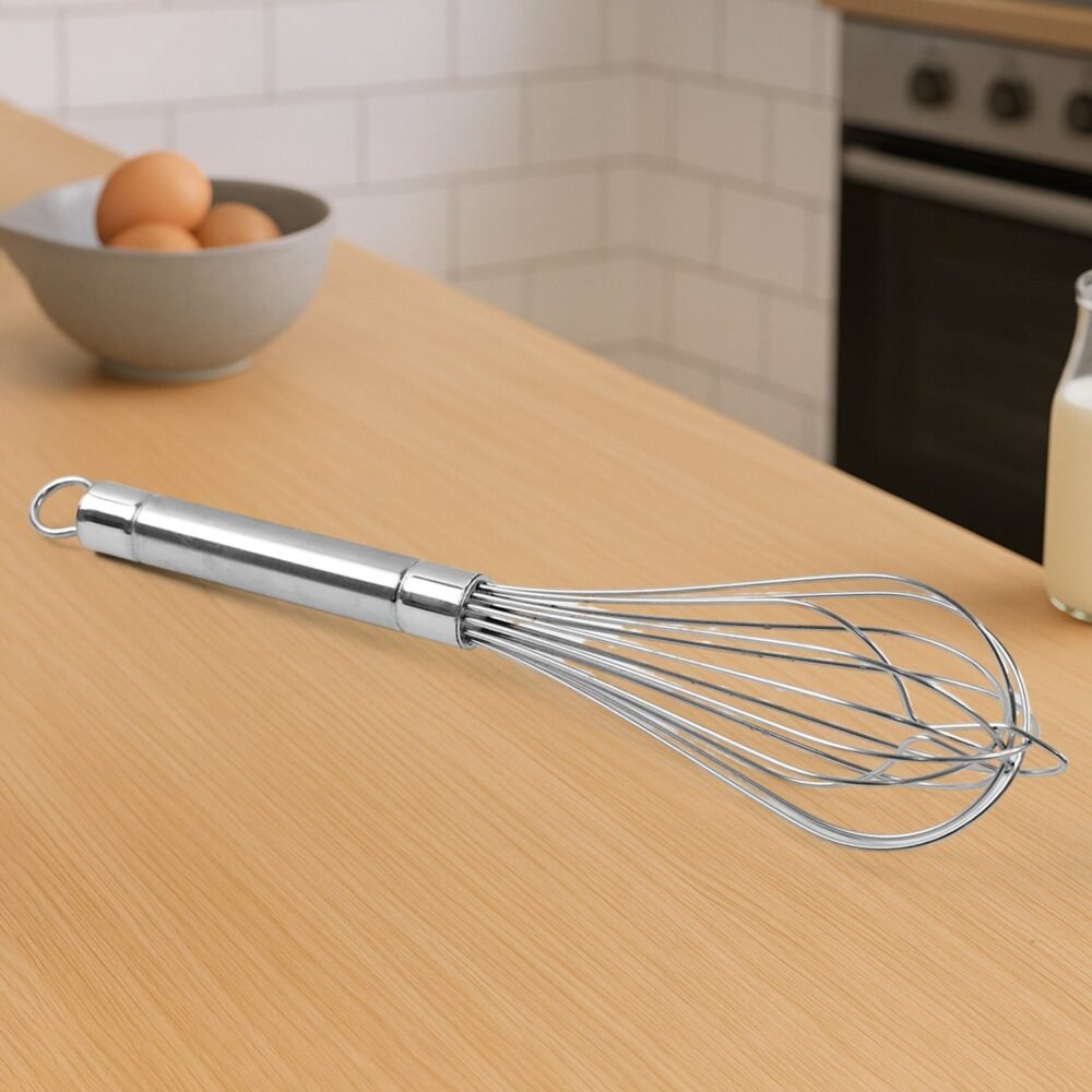 Stainless Steel Large Hand Whisk – Durable & Easy Mixing Tool
