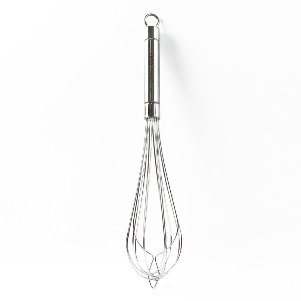 Stainless Steel Hand Whisk – Durable Medium Size with Ergonomic Handle