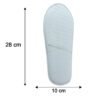 WhiteDisposableSlippers-size.jpg Disposable Hotel Slippers – Hygienic Single-Use Guest Footwear