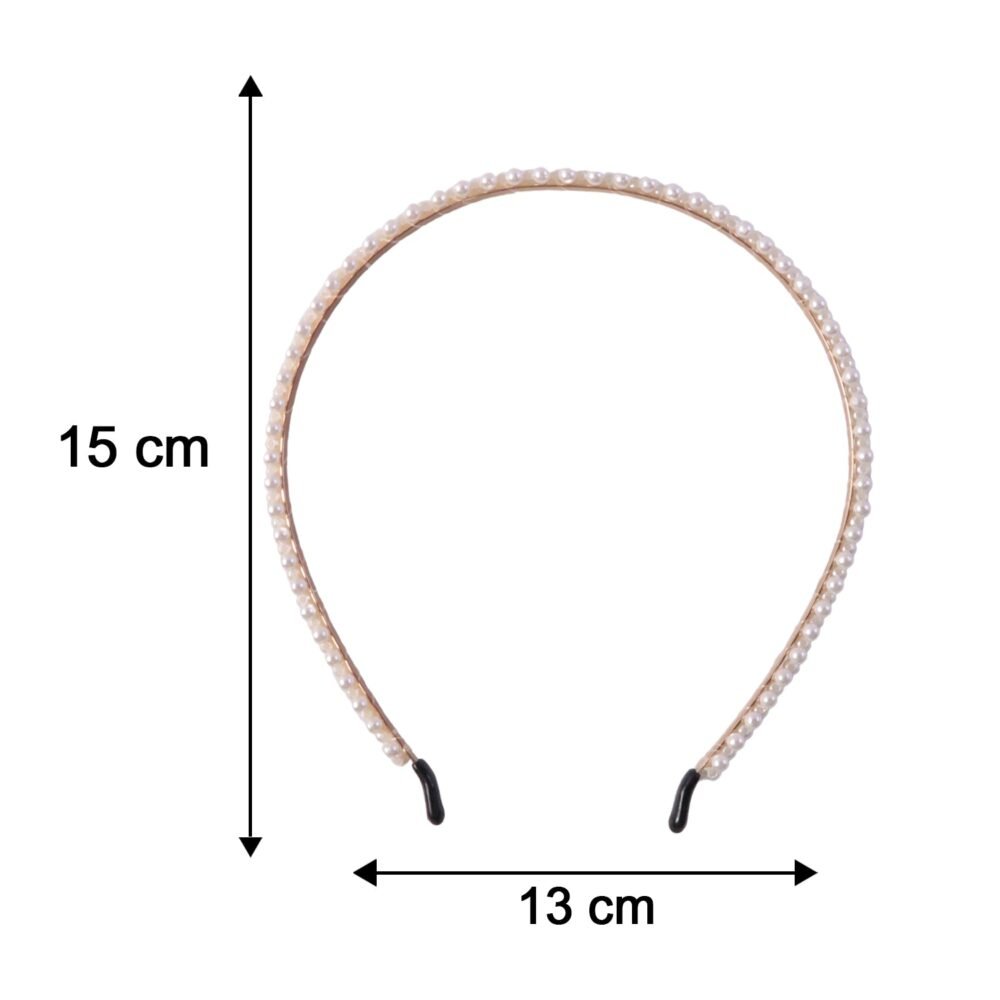 Lightweight Pearl Hairband – Elegant & Comfortable for Women