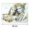 WhiteRadhaKrishnaWallPainting03-size.jpg Premium Radha Krishna Wall Art – Elegant Spiritual Home Decor