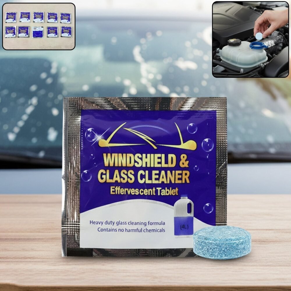 Windshield-_-Glass-Cleaner-01.jpg Car Wiper Detergent Tablets – Pack of 10 for Clear Windshield