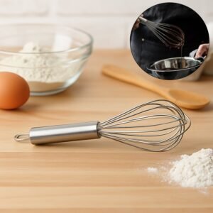 Stainless Steel Balloon Whisk – 20cm Durable Mixing Tool