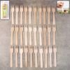 Wooden Fork 160mm – Eco-Friendly Disposable Birchwood Cutlery