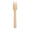 Wooden Fork 160mm – Eco-Friendly Disposable Birchwood Cutlery