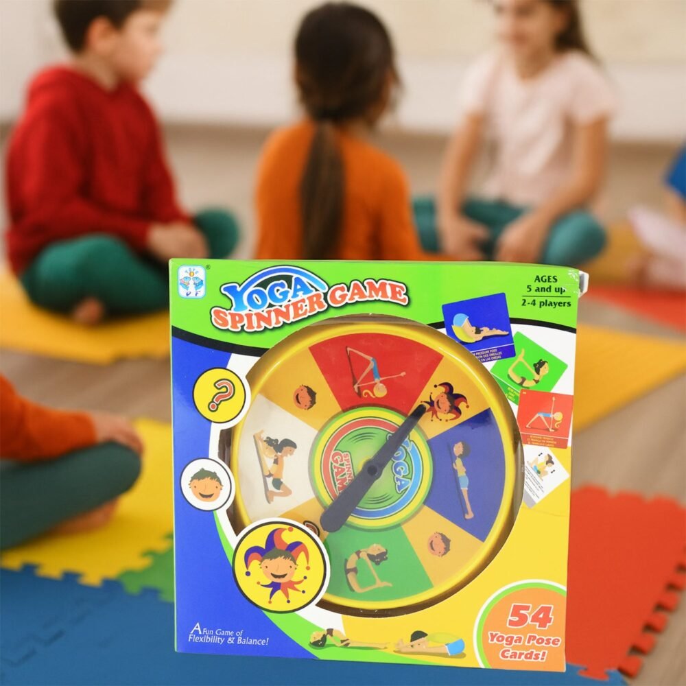 Yoga Spinner Game – Fun Family Fitness & Flexibility Activity
