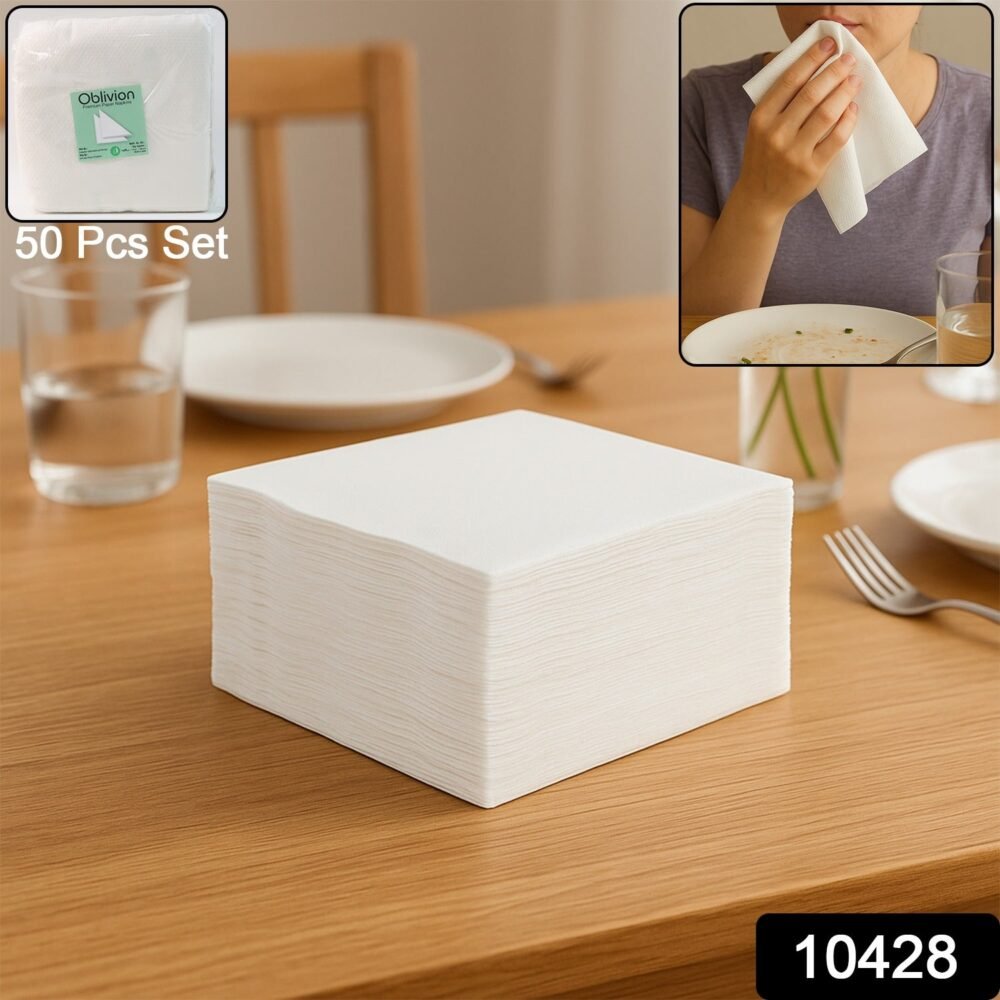 Disposable Tissue Napkins – Soft & Highly Absorbent 50 Pcs Set