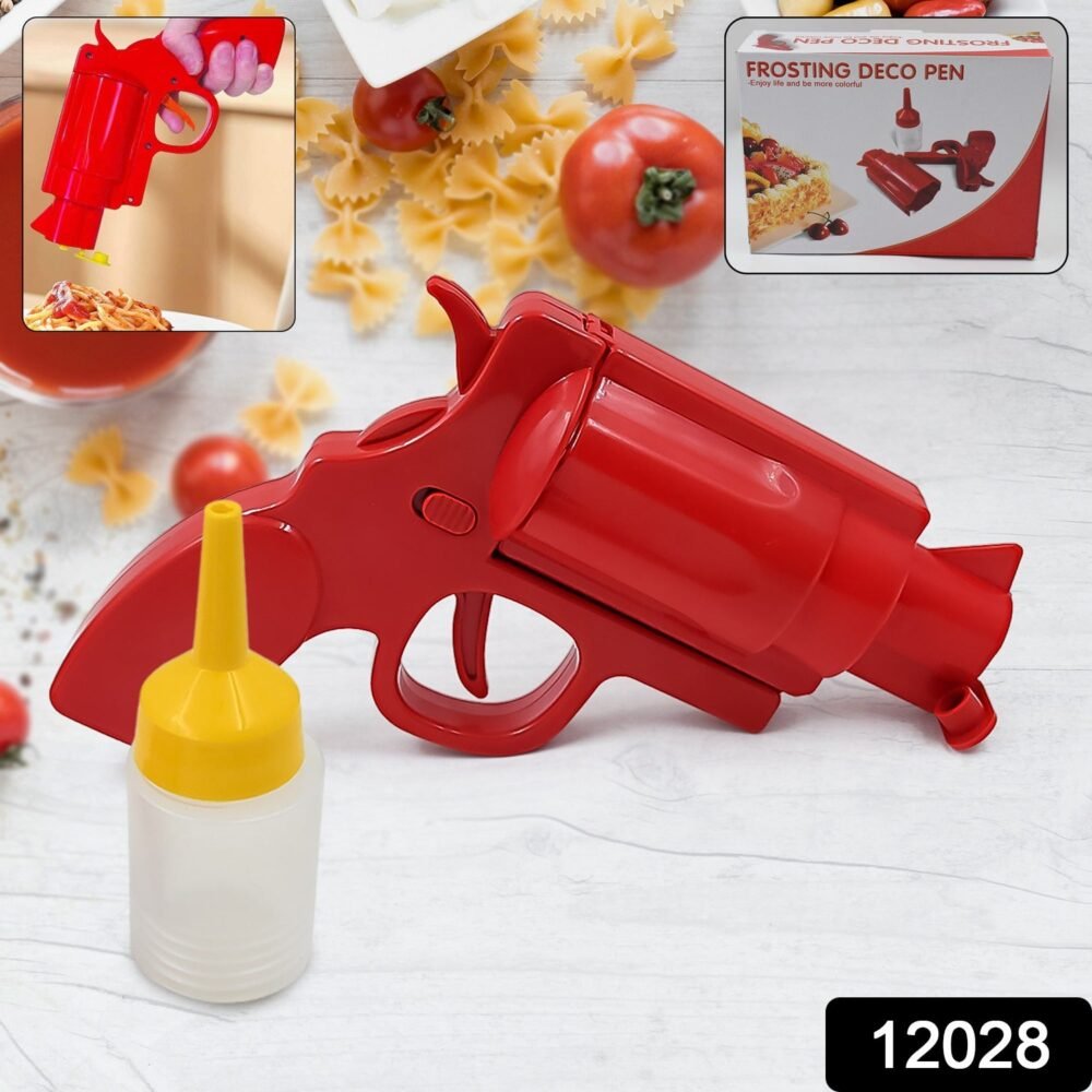 Ketchup Dispenser Gun – Leak-Proof Sauce Spray Bottle