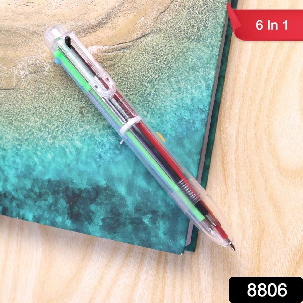 a2e31b4d-b8e4-4688-ad5f-56028b49b23b.jpg Multicolor Ball Pen – 6-in-1 Smooth & Vibrant Writing Tool