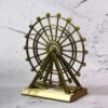 Metal Desktop Wheel Tower – Durable & Elegant Table Ornament