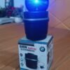 Car Ashtray with Lid & Blue LED Light – Portable Smokeless Design
