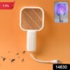 Electric Mosquito Swatter Racket – Rechargeable USB Bug Zapper
