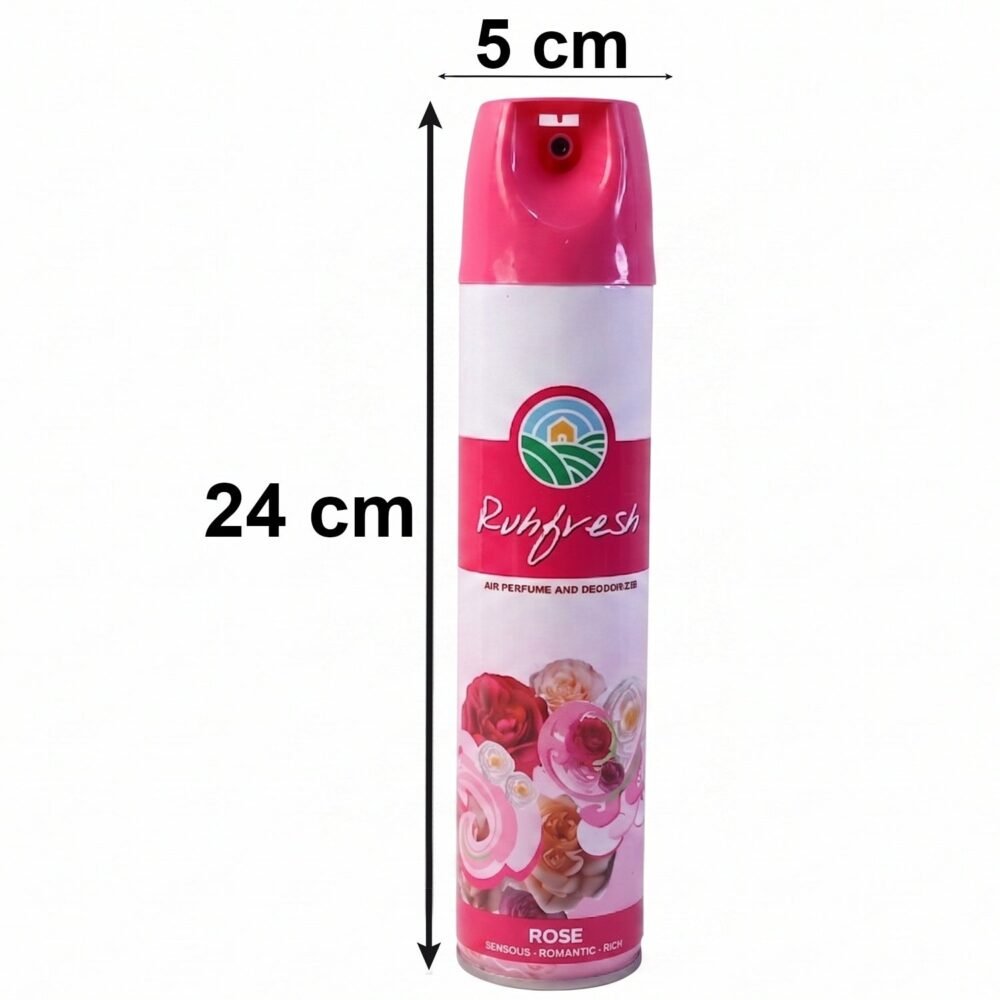 Rose Air Freshener Spray – Long Lasting Floral Scent in 220 ML