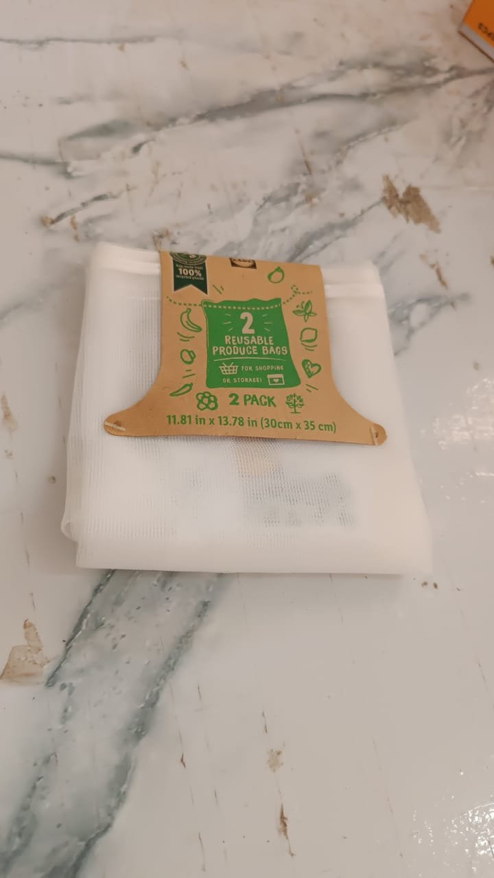 Mesh Storage Bag – Transparent, Reusable & Eco-Friendly