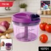 Vegetable Chopper 750ml – Efficient Pull String Cutter