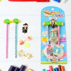 b7a89fb1-783a-46c2-8a22-9275db264f10.jpg Candy Themed Pencil Set – Fun Kids Stationery Combo with Accessories