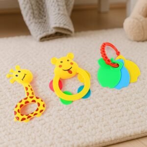 baby-toy-01_b0ed92a5-7916-492f-abcf-9cc079bd1d3f.jpg Baby Rattle Set – 3-Piece Colorful Animal Shape Teething Toys