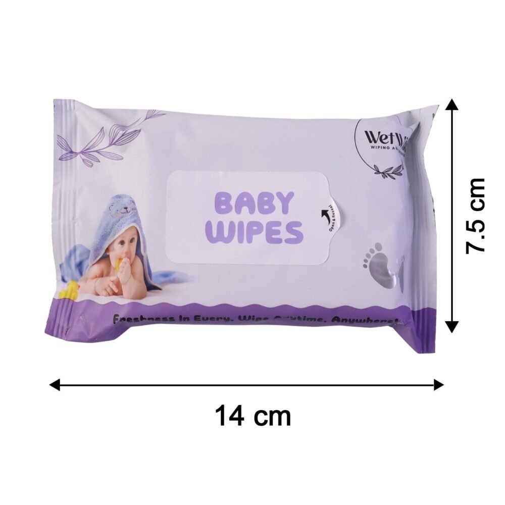 babyWipes-size.jpg Travel Fresh Baby Wet Wipes – Gentle & Portable for Sensitive Skin