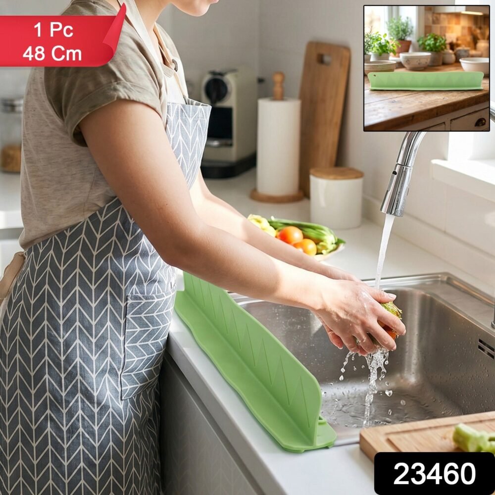 Kitchen Sink Splash Guard – Flexible Silicone Barrier for Countertop