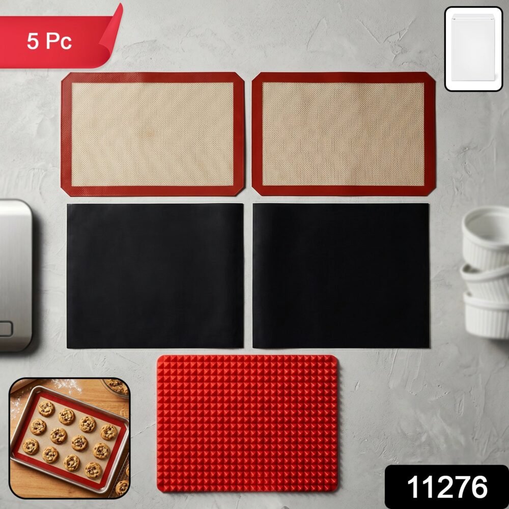 Non-Stick Silicone Baking Mat – Reusable & Heat Resistant for Perfect Bakes