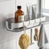 bathroom-wall-shelf-3.jpg Bathroom Wall Shelf – Space-Saving with Hooks & Modern Design