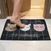 Printed Anti Slip Floor Mat Set – Safe & Decorative for Home