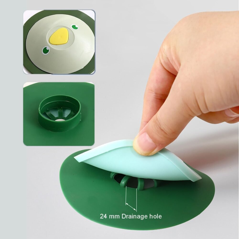 Kitchen Silicone Sink Drain Cover – Cute Duck Design & Anti Clog