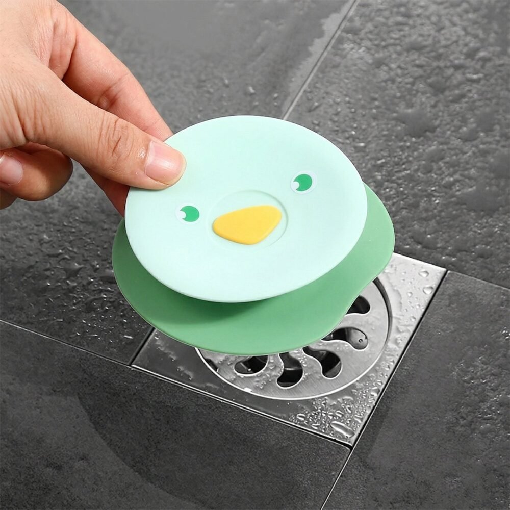 Kitchen Silicone Sink Drain Cover – Cute Duck Design & Anti Clog