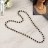 Black Beads Mangalsutra Necklace – Elegant Traditional Jewelry for Women