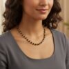 Black Beads Mangalsutra Necklace – Elegant Traditional Jewelry for Women