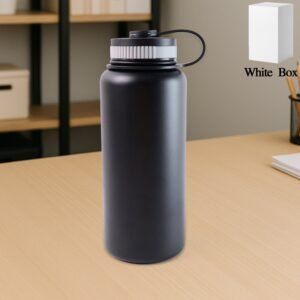 bottle-01.jpg Black Vacuum-Insulated Stainless Steel Water Bottle – 1000ml Durable & Leakproof