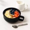 Large Capacity Deep Handle Bowl – Ergonomic Grip for Hot & Cold Meals
