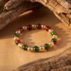 bracelet-02_f556d22f-fbbe-40fb-addf-b5e22e0bf9c8.jpg Multicolor Glossy Bead Stretch Bracelet – Stylish Elastic Fit