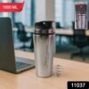 Stainless Steel Gym Shaker Bottle – 1000ml Leak-Resistant Flip Lid