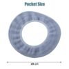 Soft Fabric Elastic Toilet Seat Cover – Washable & Comfortable Fit
