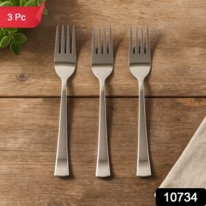 Stainless Steel Dinner Fork Set – 3 Pcs, Premium & Rust-Resistant