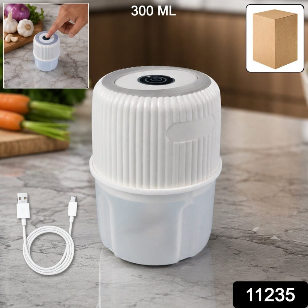 Mini Garlic Chopper – Cordless & Rechargeable for Easy Meal Prep