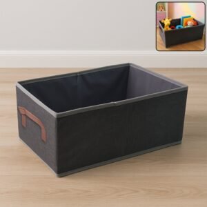 Foldable Storage Box with Handle – Large 46x28 cm Organizer