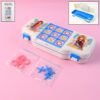 Kids Pencil Box with Built-in Tic Tac Toe Game – Fun & Durable