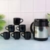cup-_-kettle-set-01.jpg Insulated Thermos Flask with 6 Ceramic Cups – Keeps Drinks Hot