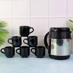 cup-_-kettle-set-01.jpg Insulated Thermos Flask with 6 Ceramic Cups – Keeps Drinks Hot