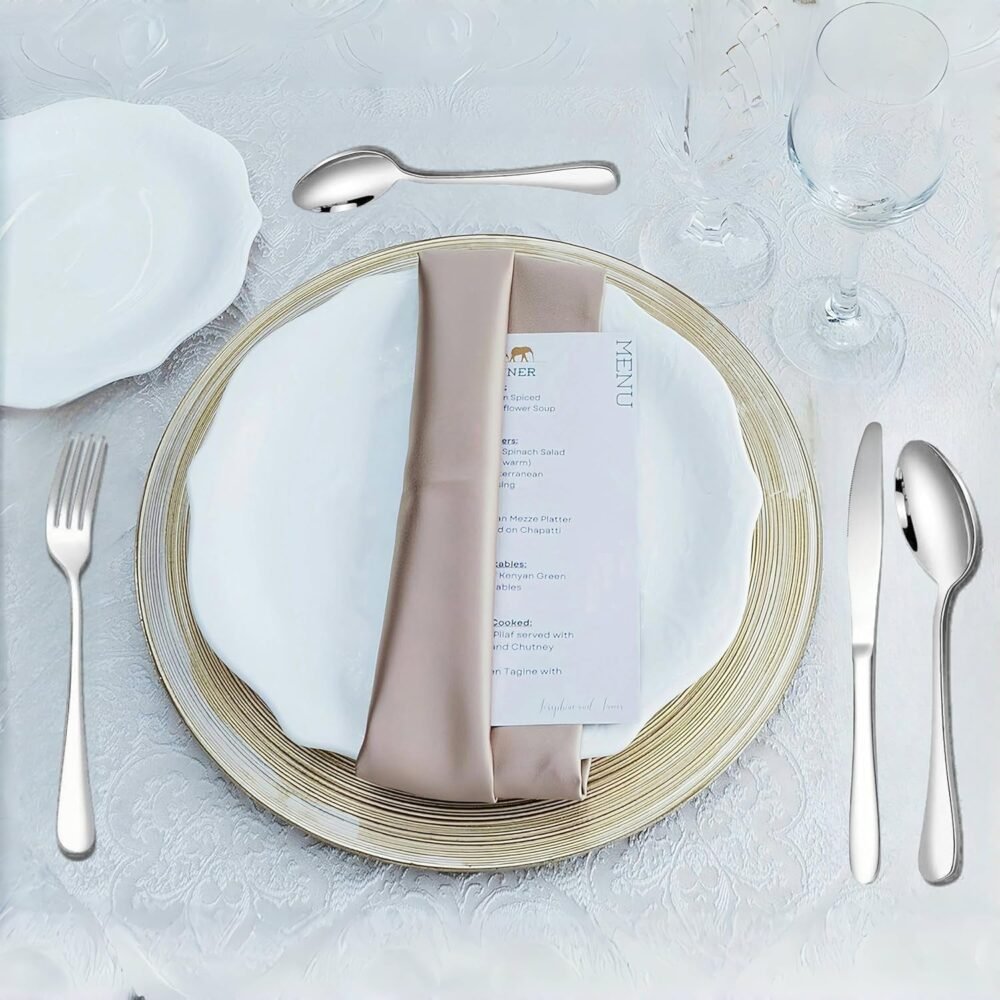 cutleryset-07.jpg Stainless Steel Cutlery Set – 24 Pc Polished Dinnerware