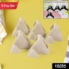 Plastic Triangle Hanger Connector Hooks – Space-Saving Wardrobe Organizer 5 Pcs