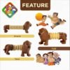 Lion Shape Magic Spring Toy – Stretchable Fun Fidget for Kids