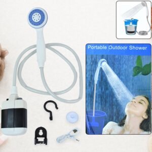 Portable Outdoor Shower Kit – USB Rechargeable Pump for Camping Comfort