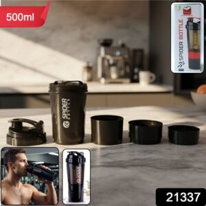 dc94817a-3881-4256-ab8c-119a97064a73.jpg Protein Shaker Bottle 500ml – Leakproof Flip Lid for Gym