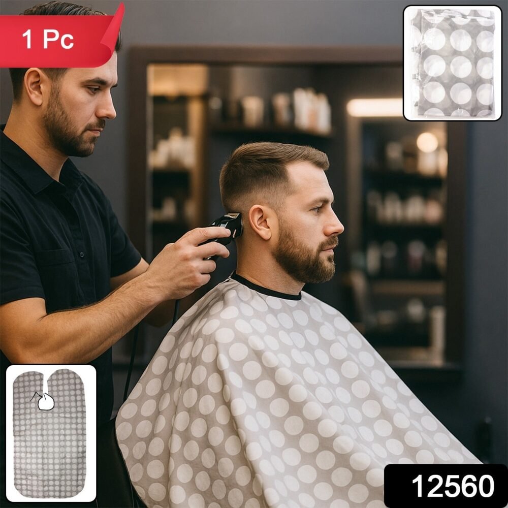 Hair Cutting Cape – Lightweight Waterproof Barber Gown