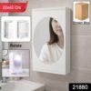 Rotating Bathroom Mirror Cabinet – Space Saving Wall Storage