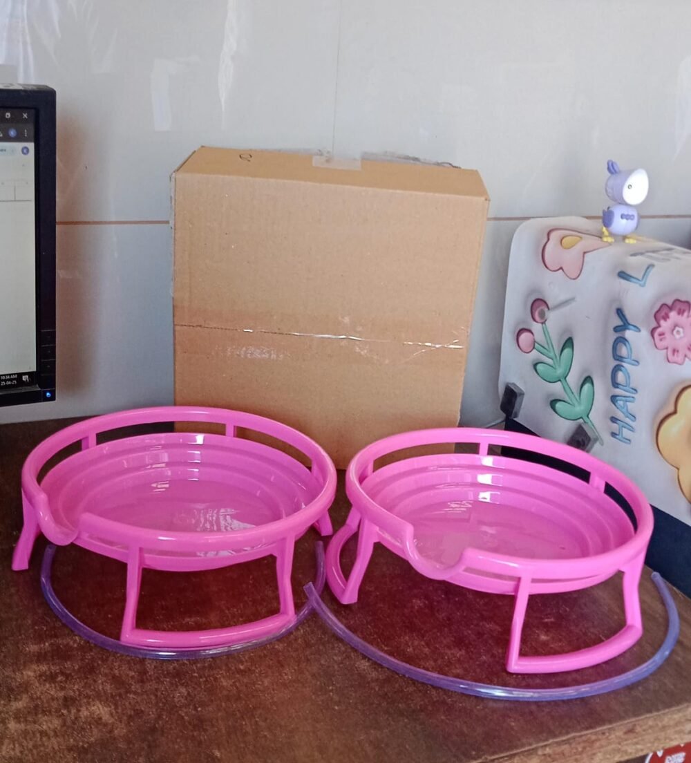 Plastic Water Pot Stand Set – Durable & Stable Support (2-Piece)