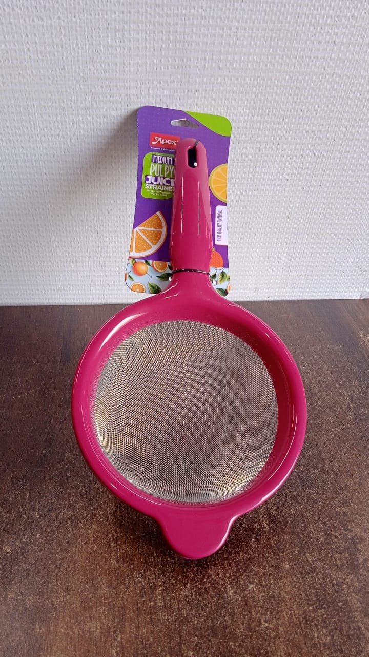 Medium Pulpy Juice Strainer – Fine Mesh Plastic Frame for Smooth Juices